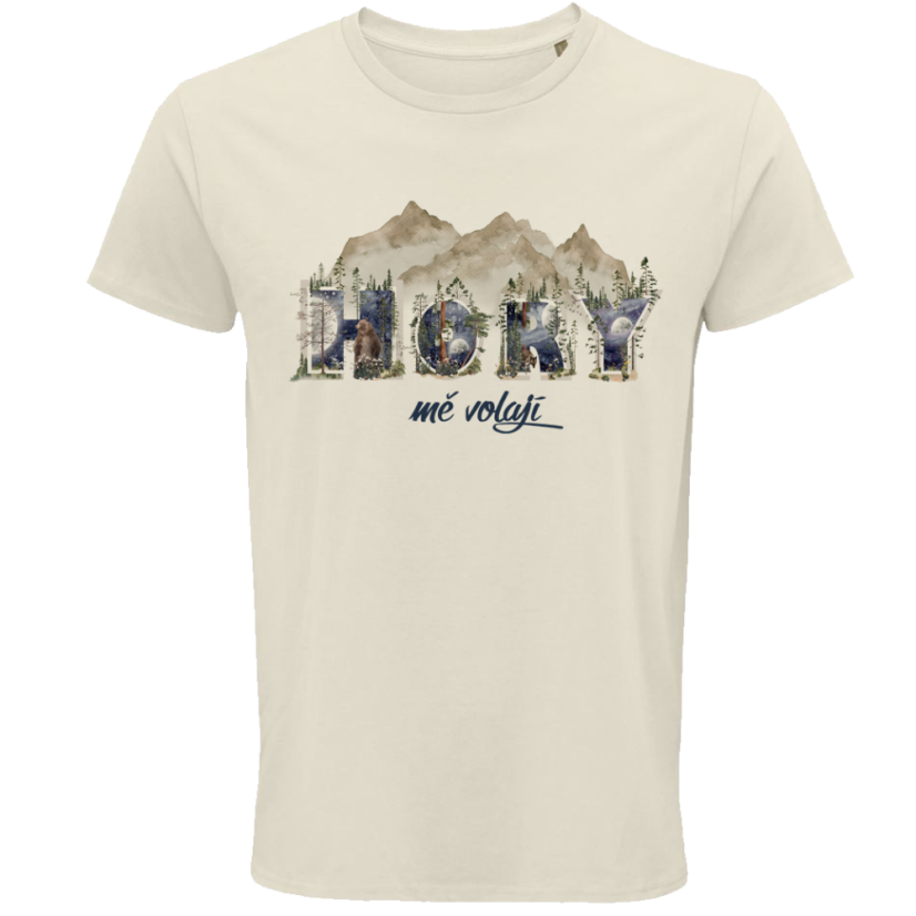 Pánské tričko Hory mě volají noc