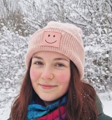 Čepice čtverec Smile