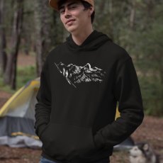 Pánska mikina s kapucňou Turistika