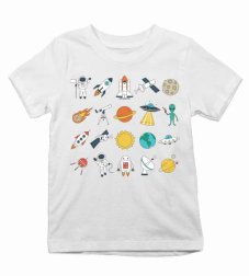 Detské tričko Vesmír