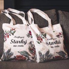 BIO bavlnená taška starká