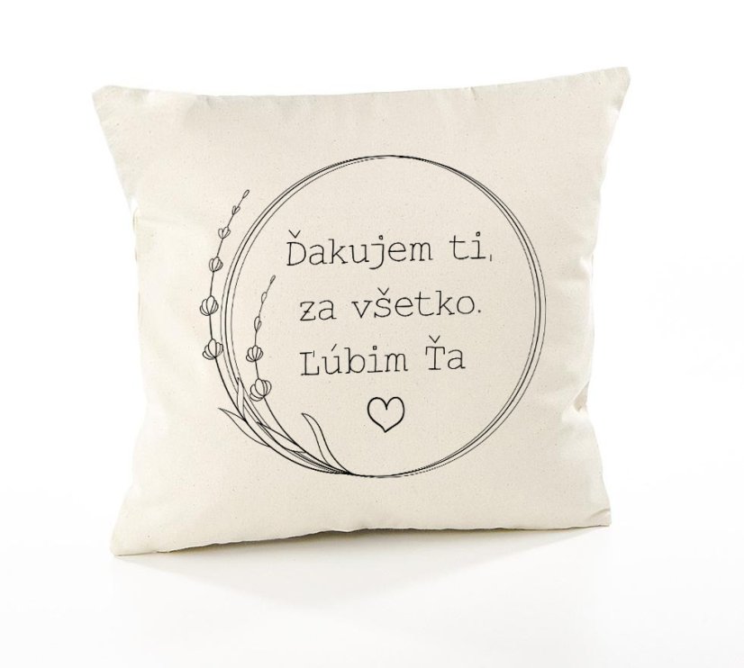 Vankúš Ďakujem ti, za všetko