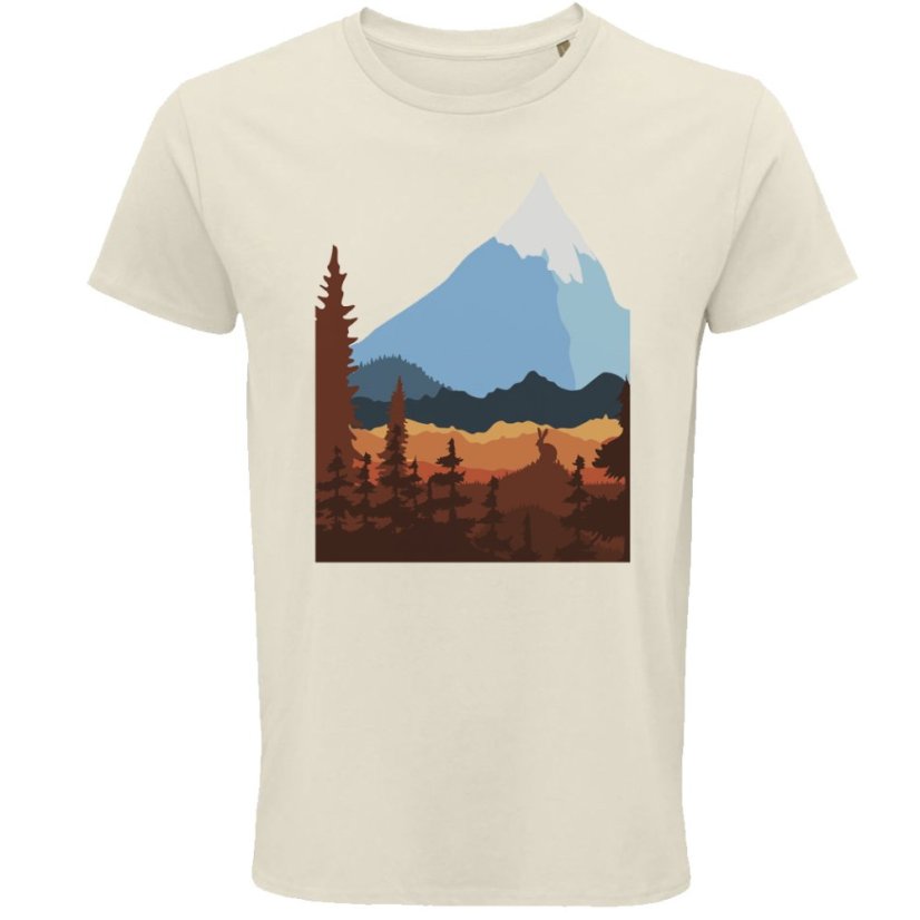 Pánske tričko Zasnežená hora