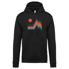 Pánska mikina s kapucňou Retro príroda