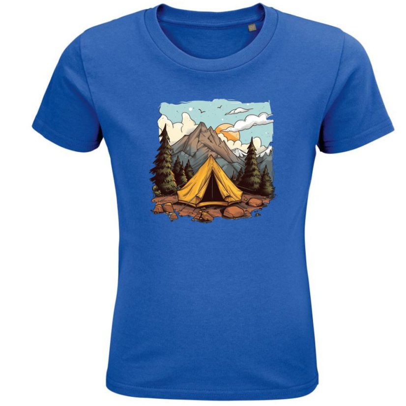 Detské tričko Kempovanie