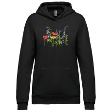 Dámska mikina s kapucňou Kvetový ráj
