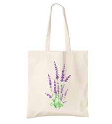 BIO bavlnená taška Levanduľa