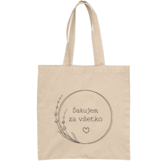 BIO bavlnená taška Ďakujem, za všetko