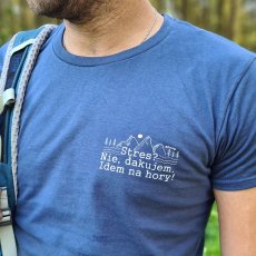 Pánske tričko Stres? Nie. Idem na hory !