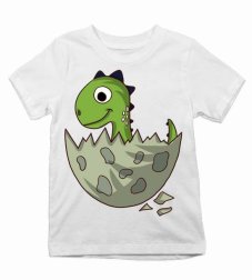 Detské tričko Dinosaurus rozbité vajíčko