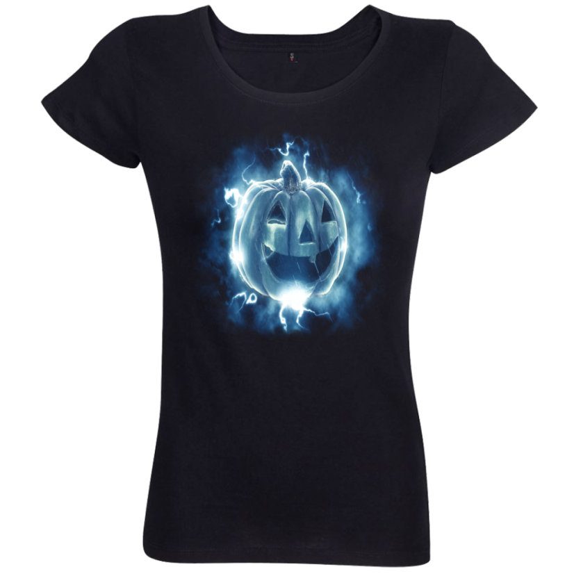 Dámske BIO tričko modrá tekvica