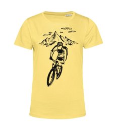 Dámske BIO  tričko cyklistika v horách