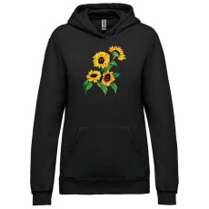 Dámska mikina s kapucňou Slnečnice