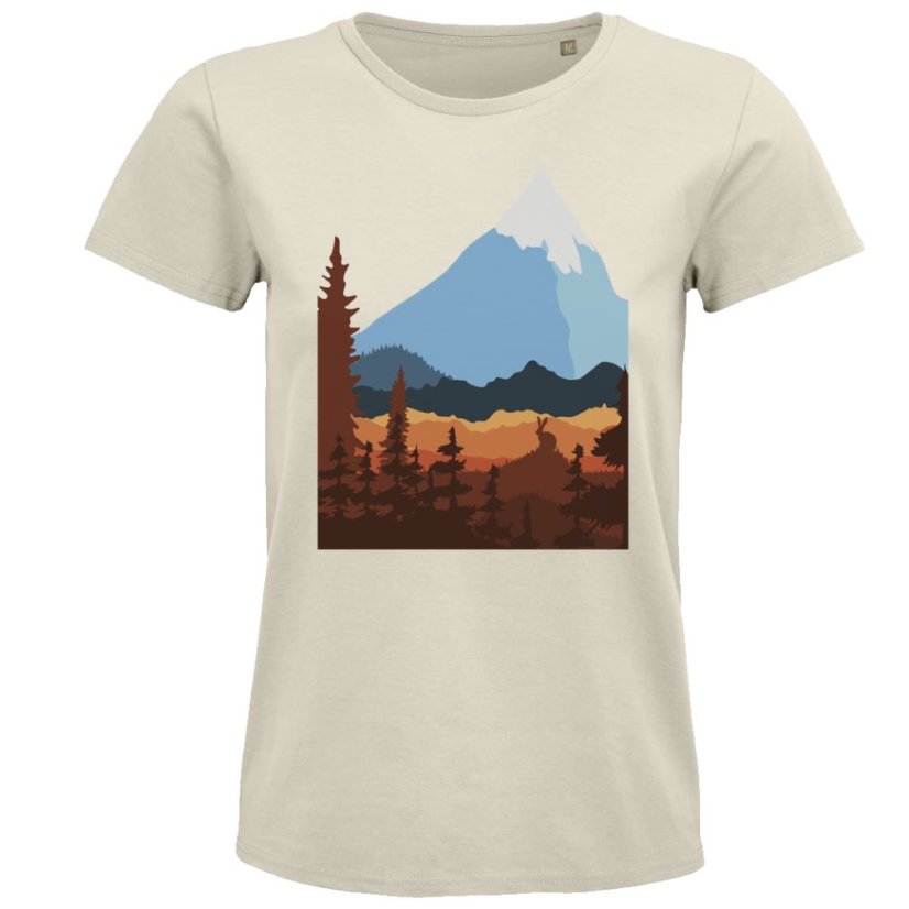 Dámske tričko Zasnežená hora