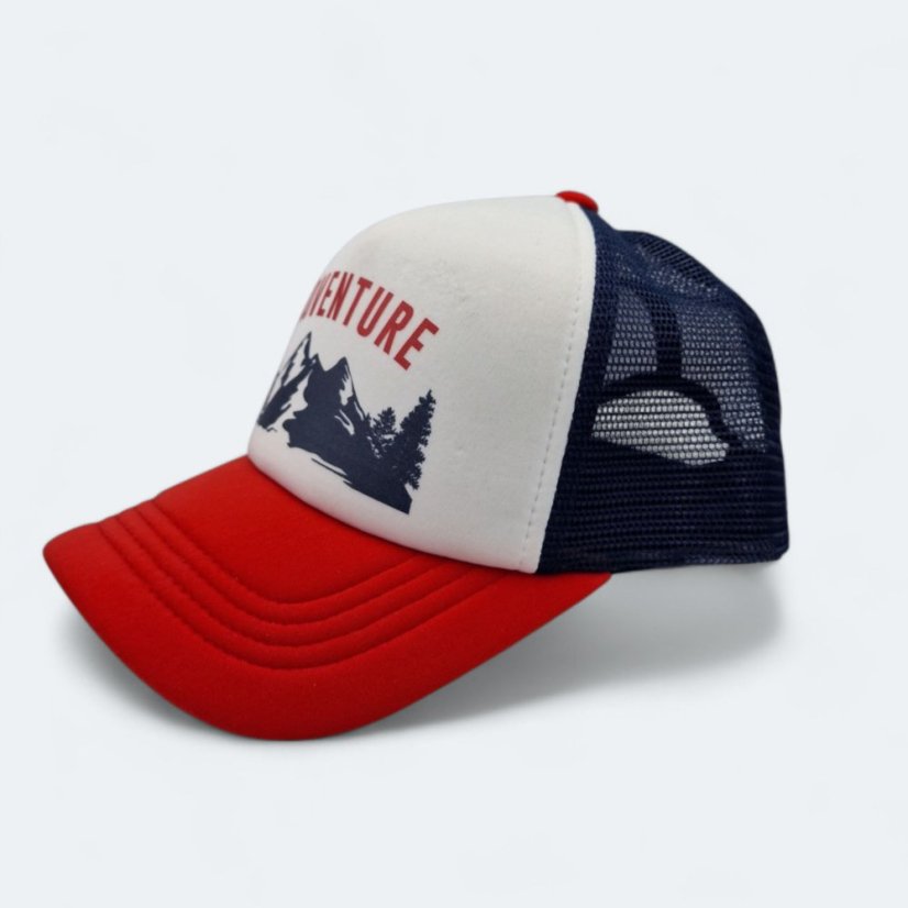 Kšiltovka SPORT, Adventure, modře červená