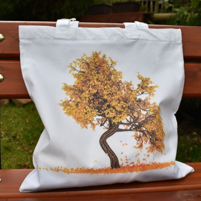 Bavlněná taška Podzimní strom