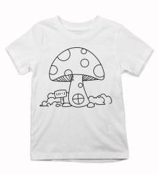 Detské tričko Maľovaná huba