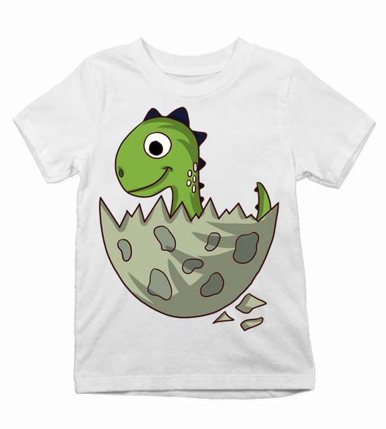 Detské tričko Dinosaurus rozbité vajíčko