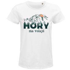 Dámske BIO tričko Hory ma volajú farebné