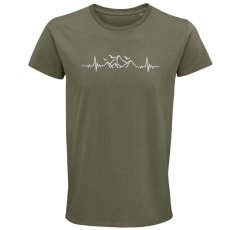 Pánske tričko EKG príroda