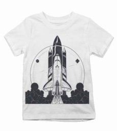 Detské tričko štart raketoplánu