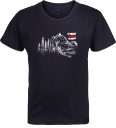 Detské tričko Hory a turistická značka