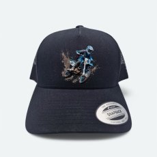 Šiltovka Motocross, čierna