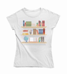 Dámske tričko knihy