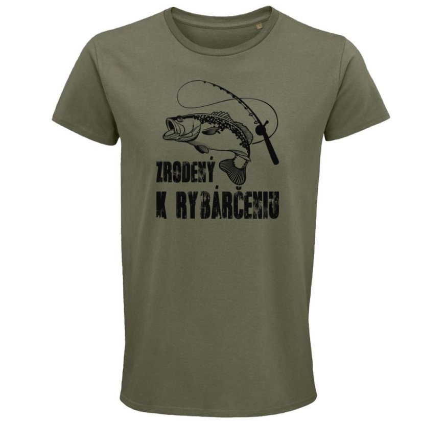 Pánske tričko zrodený rybár