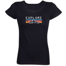 Dámske tričko Explore čierne