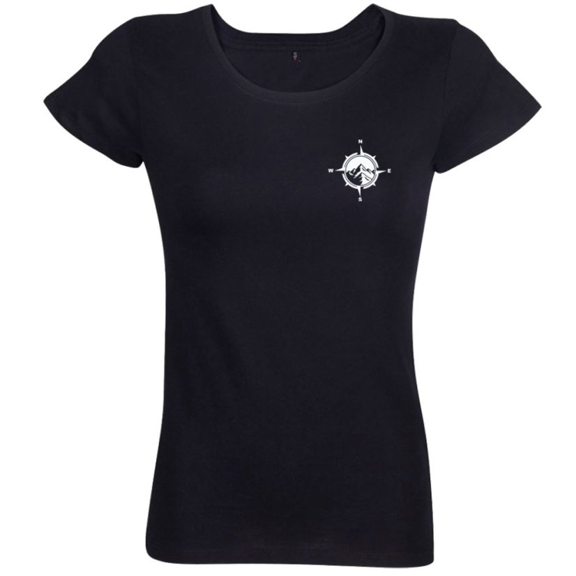 Dámske tričko Kompas - minimalizmus
