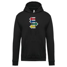 Pánska mikina s kapucňou Ten správny smer