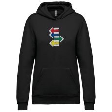 Dámska mikina s kapucňou Ten správny smer