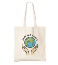 Bavlněná taška Save the world