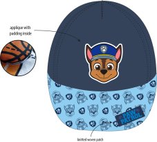Detská šiltovka Paw Patrol – modrá s výšivkou