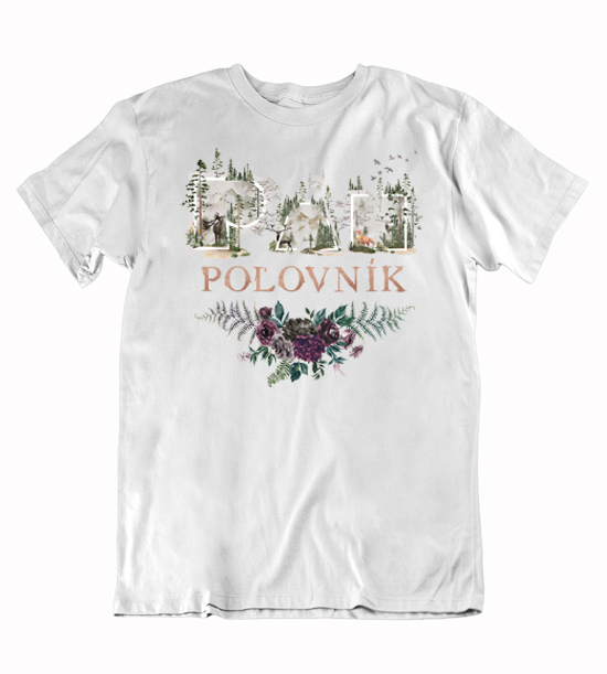 Pánske tričko pán poľovník lesné písmo