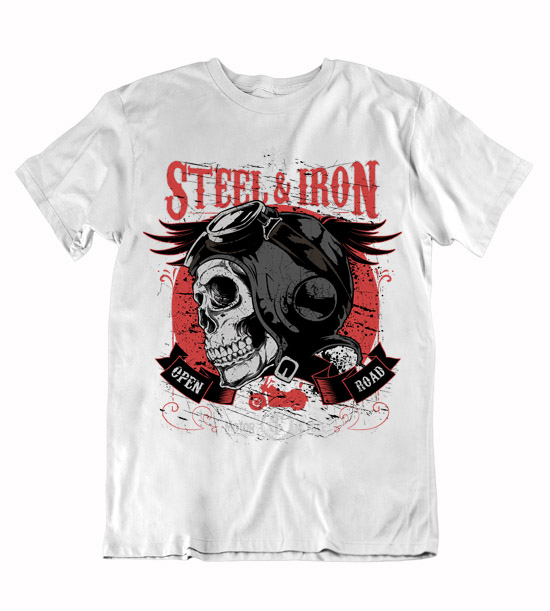 Pánske tričko steel iron