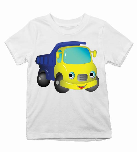 Detské tričko nákladiak s úsmevom