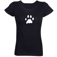 Dámske bio tričko Labka čierne