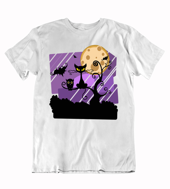 Pánske tričko Mačka a sova