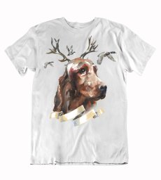 Pánske tričko pre poľovníka írsky seter