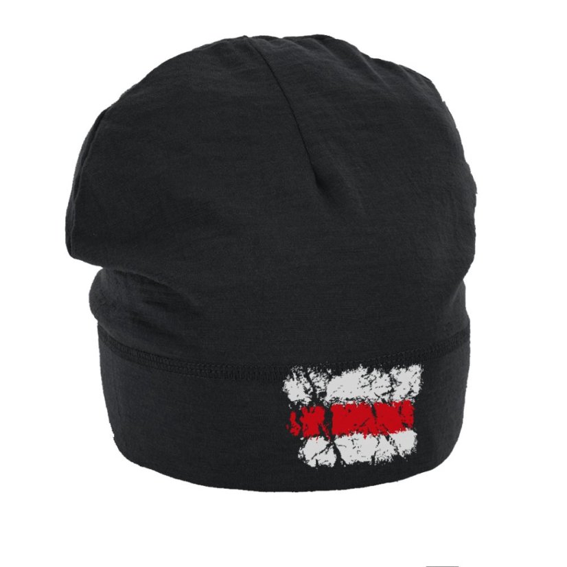 Merino čiapka Turistická značka červená