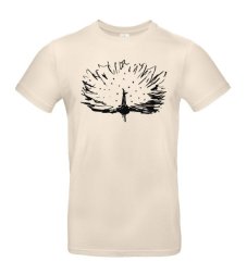 Pánske tričko Páv skica