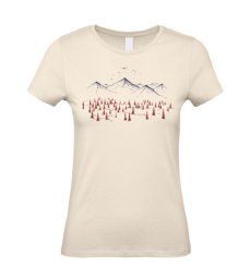 Dámske tričko stromy a štíty