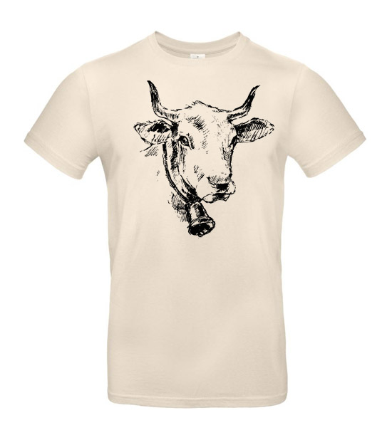 Pánske tričko Kravička skica