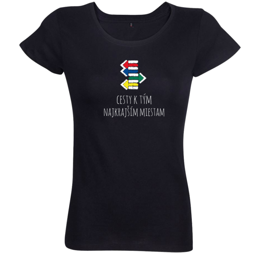 Dámske tričko Cesty k tým najkrajším miestam