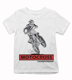 Detské tričko čierna motorka