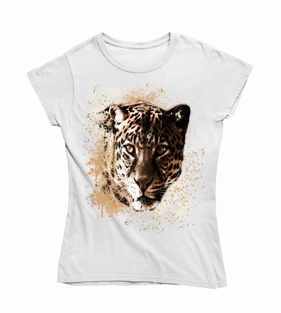 Dámske tričko leopard