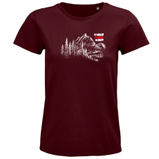 Dámske Bio tričko Hory a turistická značka