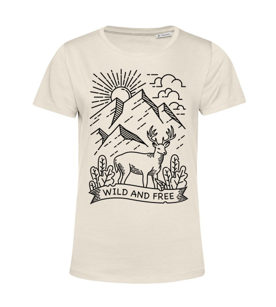 Dámske BIO tričko Wild and free